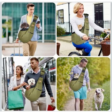 Rubeku Pet Carrier Comfy Crossbody Bag Grey